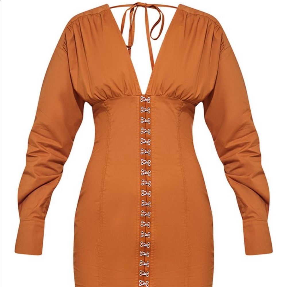 PLT Toffee Corset Detail Bodycon Dress